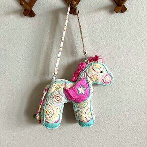 Sassy Pet Saks by Douglas Quilted Pony Purse